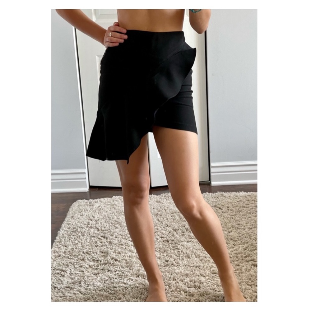 Zara Ruffle Mini Skirt - Picture 7 of 11